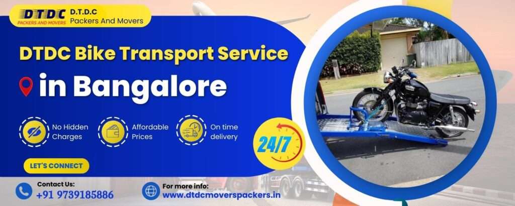 DTDC Bike transport service in Bangalore
